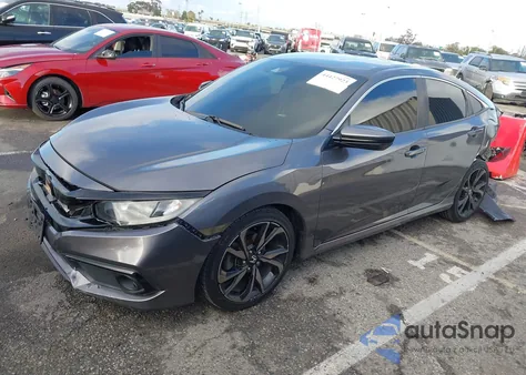 2019 Honda Civic Sport z USA, uszkodzony, nr VIN 2HGFC2F8XKH548730